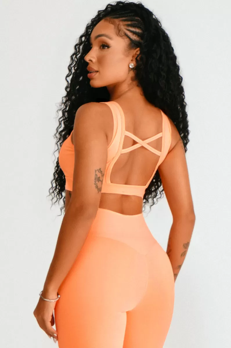 Lets Gym - Orange Spencer Top - 2407LN Lets Gym - Orange Spencer Top - 2407LN