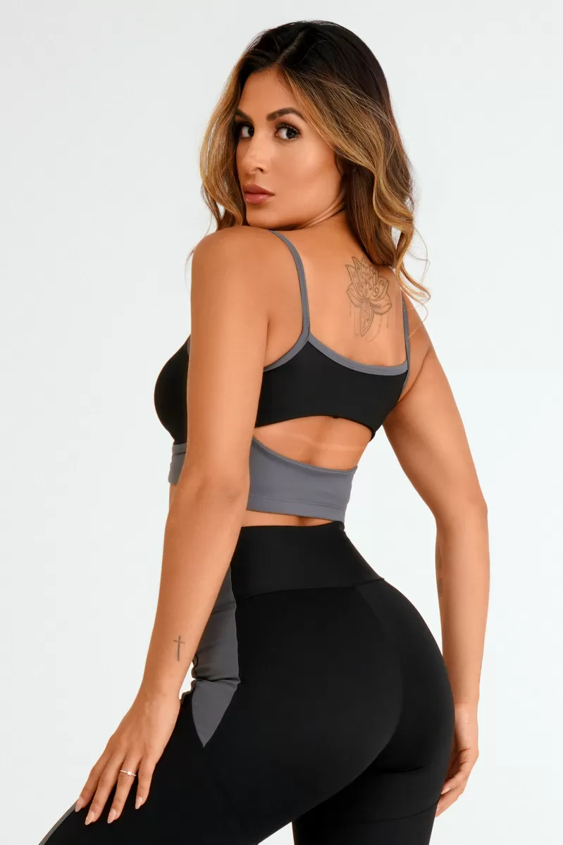Lets Gym - Black Euphoria Top - 2432PT Lets Gym - Black Euphoria Top - 2432PT