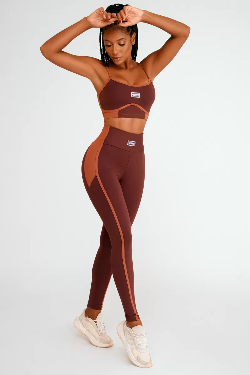 Lets Gym - Euphoria Coffee Legging - 2433CF Lets Gym - Euphoria Coffee Legging - 2433CF
