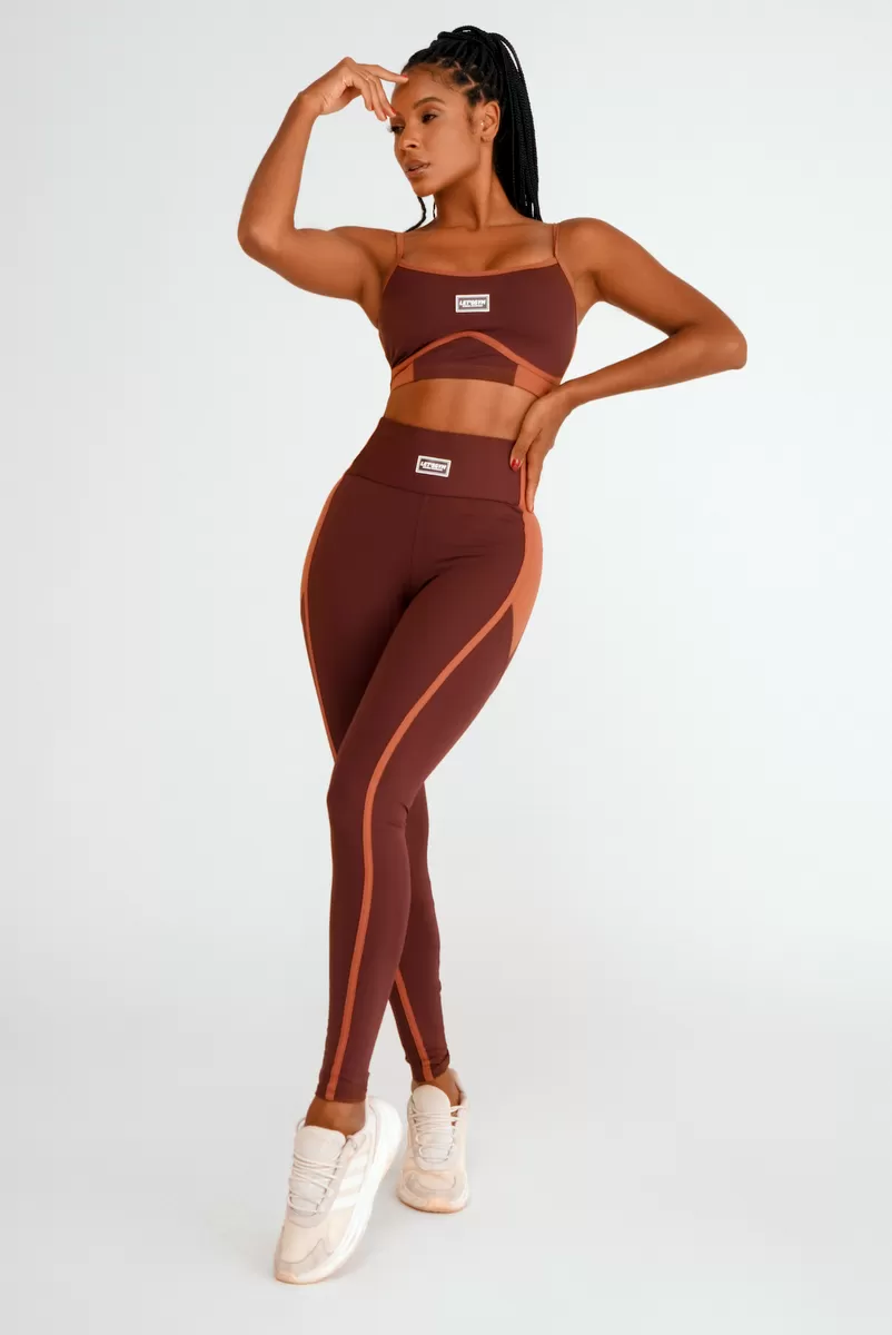 Lets Gym - Euphoria Coffee Legging - 2433CF Lets Gym - Euphoria Coffee Legging - 2433CF