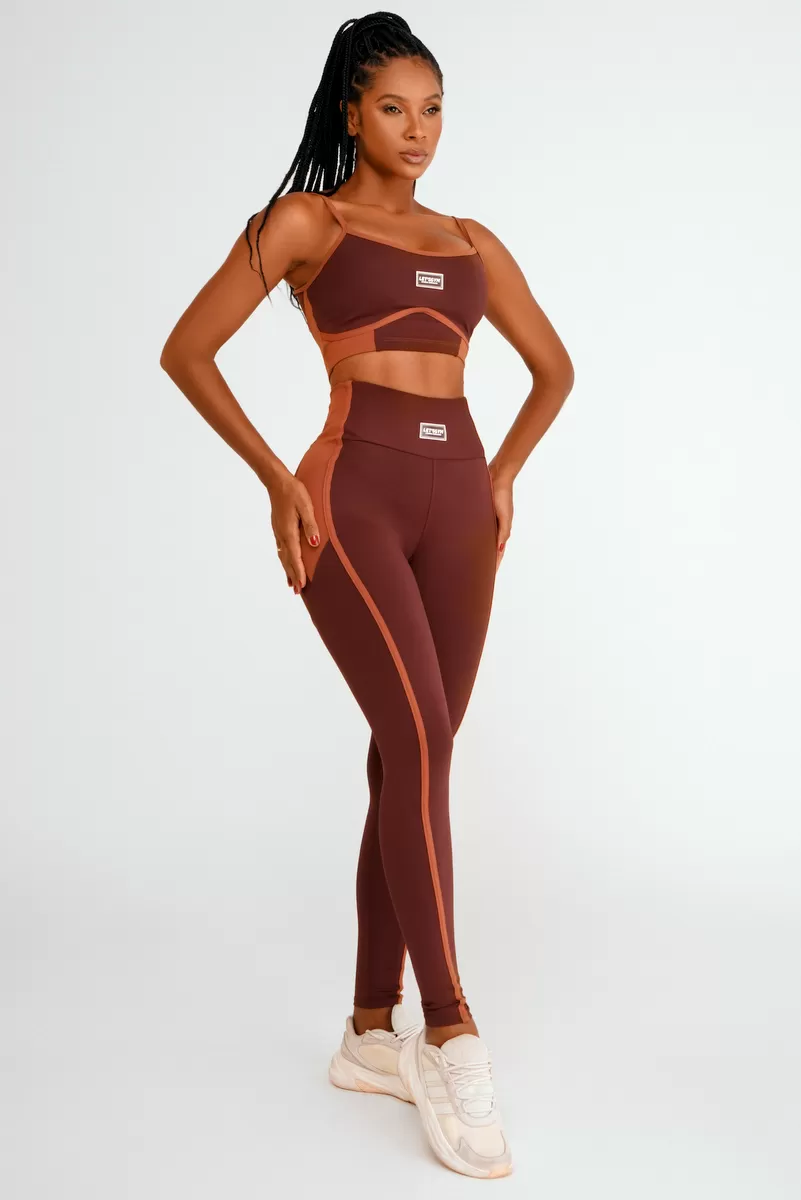 Lets Gym - Euphoria Coffee Legging - 2433CF Lets Gym - Euphoria Coffee Legging - 2433CF