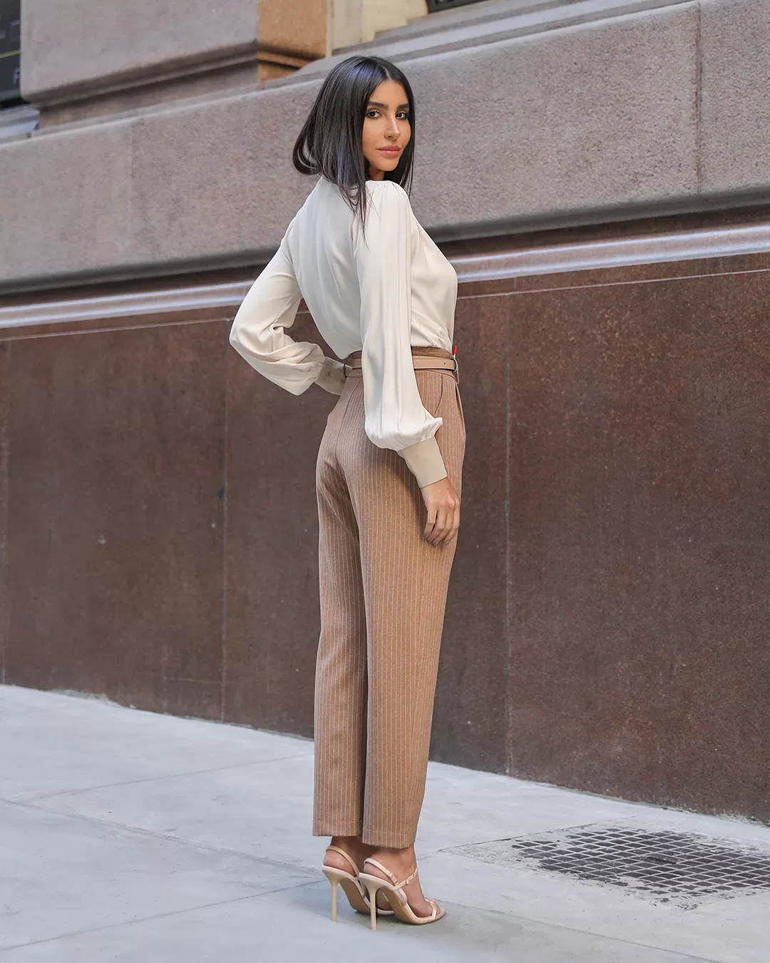 Dot Clothing - Pants Dot Clothing Pinstripe Beige - 2319BEGE Dot Clothing - Pants Dot Clothing Pinstripe Beige - 2319BEGE