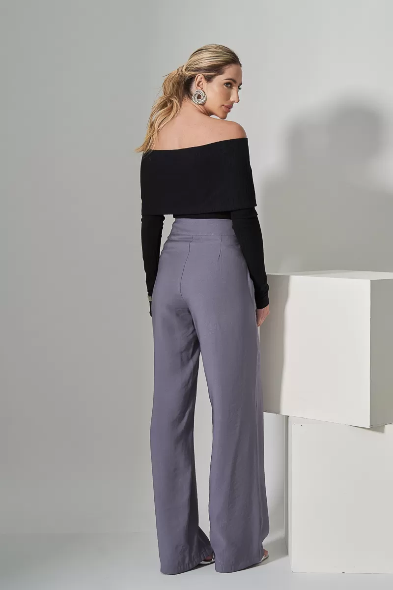 Miss Misses - Miss Misses Ribbed Long Sleeve Strapless Shirt Black - 80543001 Miss Misses - Miss Misses Ribbed Long Sleeve Strapless Shirt Black - 80543001