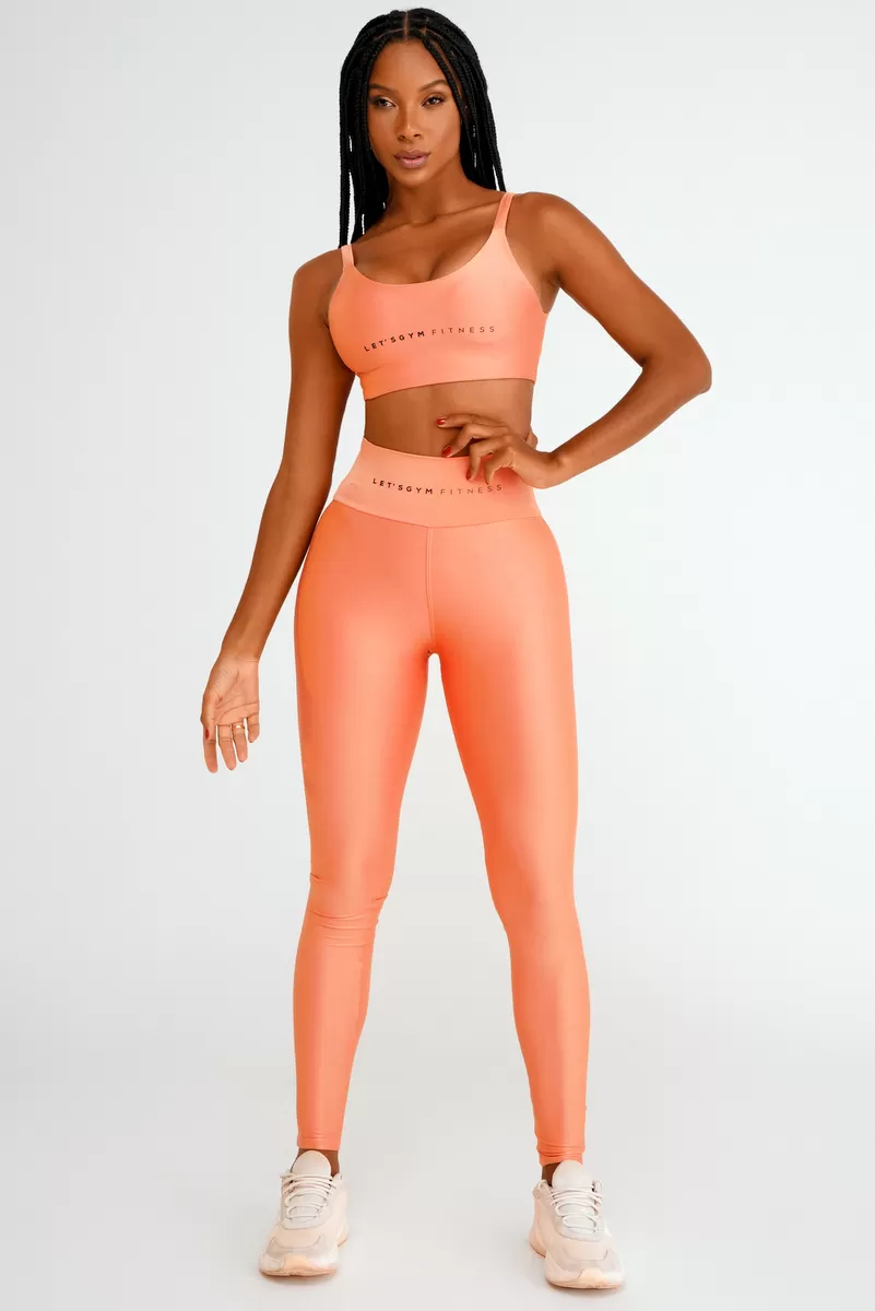 Lets Gym - Legging Elevated Basic Orange - 1857BOR Lets Gym - Legging Elevated Basic Orange - 1857BOR
