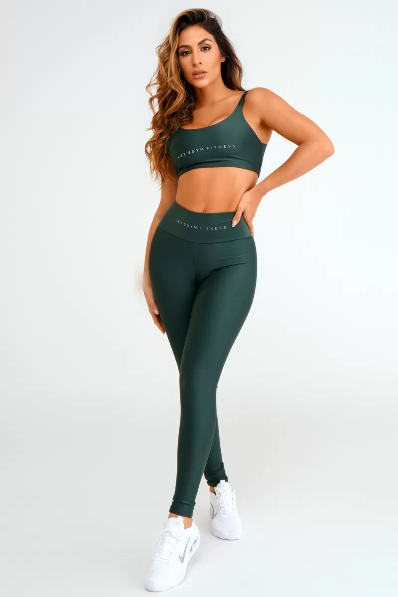 Lets Gym - Legging Elevated Basic Green - 1857BVDE Lets Gym - Legging Elevated Basic Green - 1857BVDE