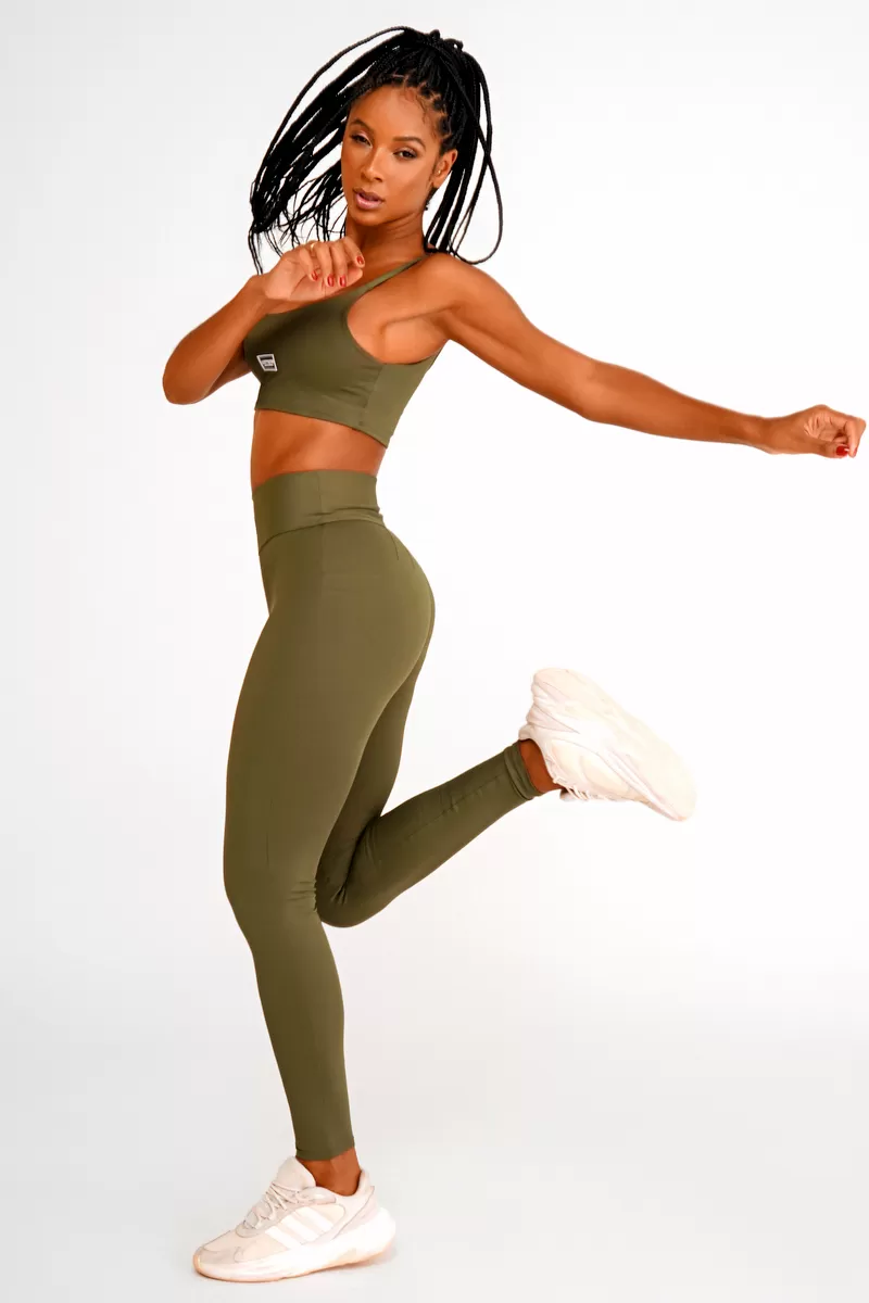 Lets Gym - Legging Basic Colors Green - 1713EVDM Lets Gym - Legging Basic Colors Green - 1713EVDM