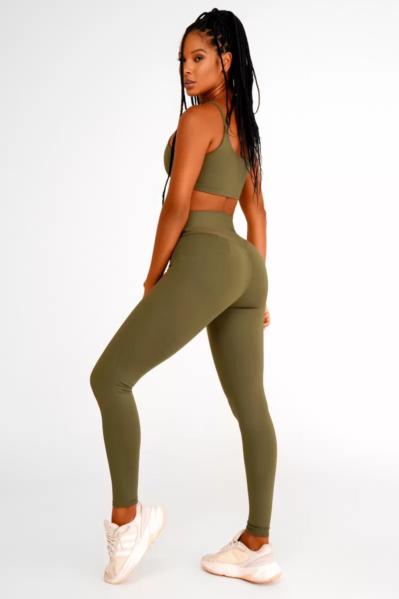 Lets Gym - Legging Basic Colors Green - 1713EVDM Lets Gym - Legging Basic Colors Green - 1713EVDM