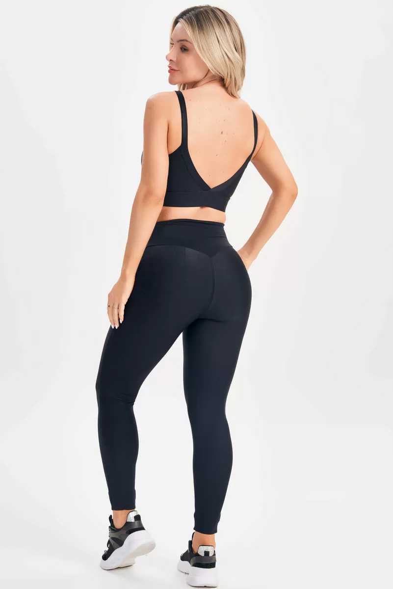 Lets Gym - Black Bright Leggings - 2142APT Lets Gym - Black Bright Leggings - 2142APT