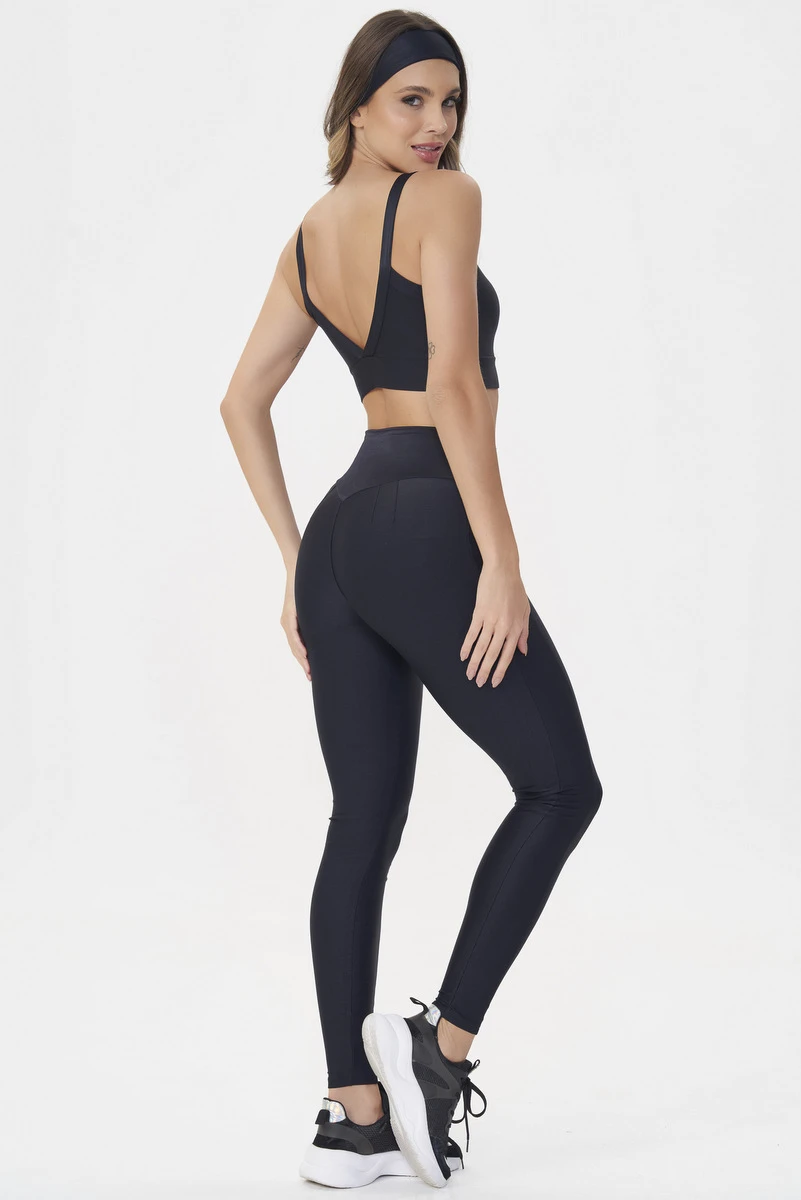 Lets Gym - Black Bright Leggings - 2142APT Lets Gym - Black Bright Leggings - 2142APT
