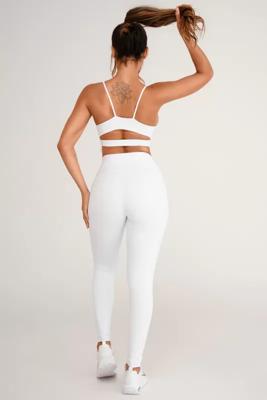 Lets Gym - White Hyper Leggings - 2188ABR Lets Gym - White Hyper Leggings - 2188ABR