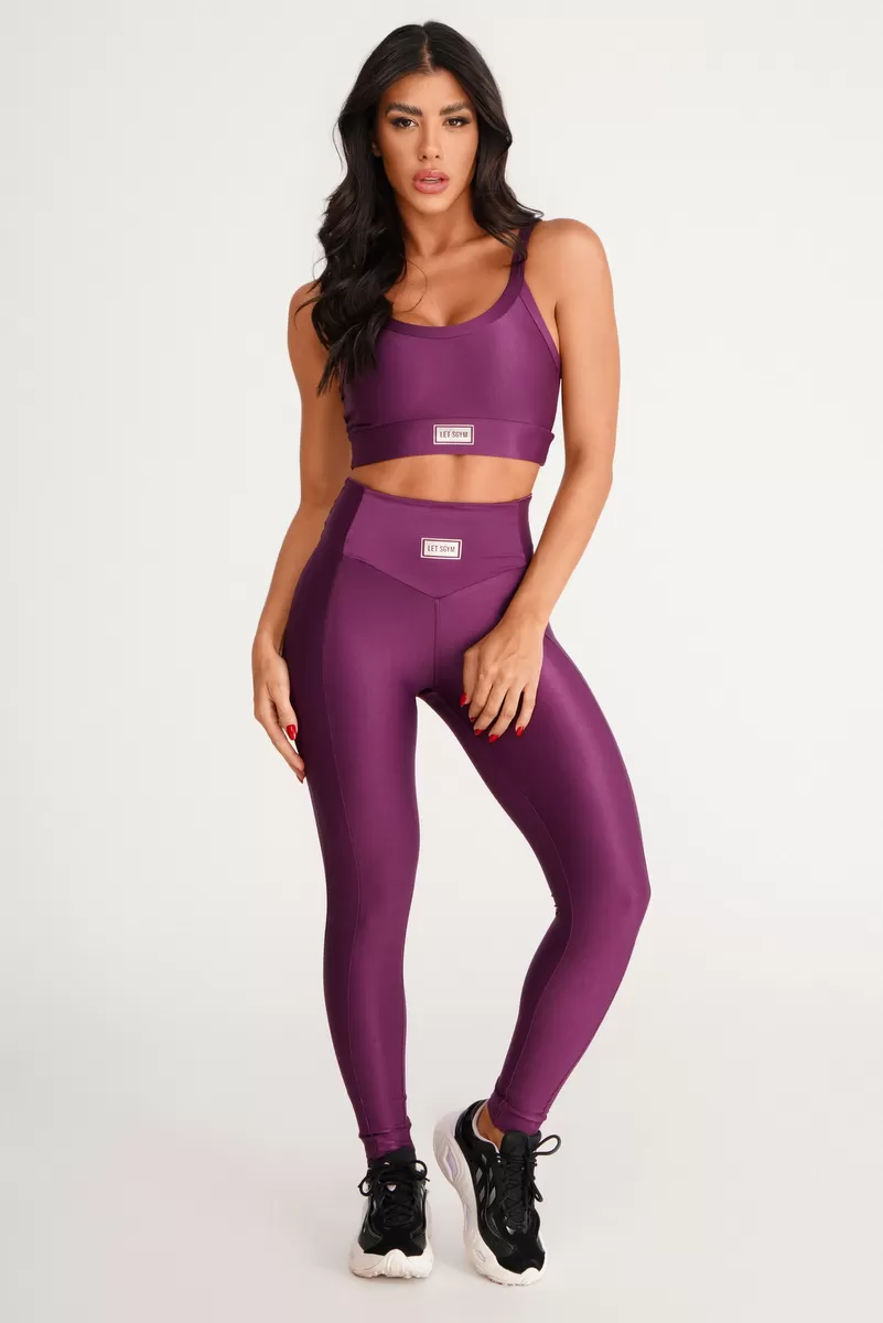 Lets Gym - Bright Marsala Leggings - 2142BMS