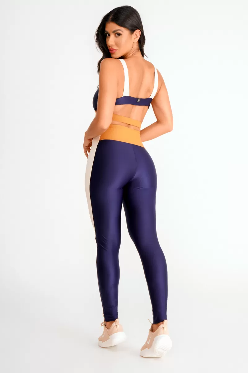 Lets Gym - Dark Blue Lux Leggings - 2397AZE Lets Gym - Dark Blue Lux Leggings - 2397AZE