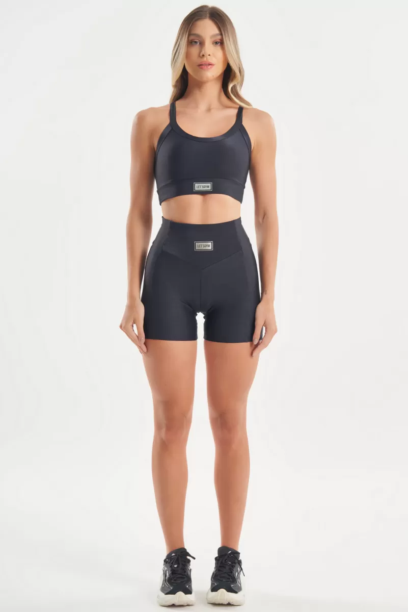 Lets Gym - Short Bright Black - 2143APT Lets Gym - Short Bright Black - 2143APT