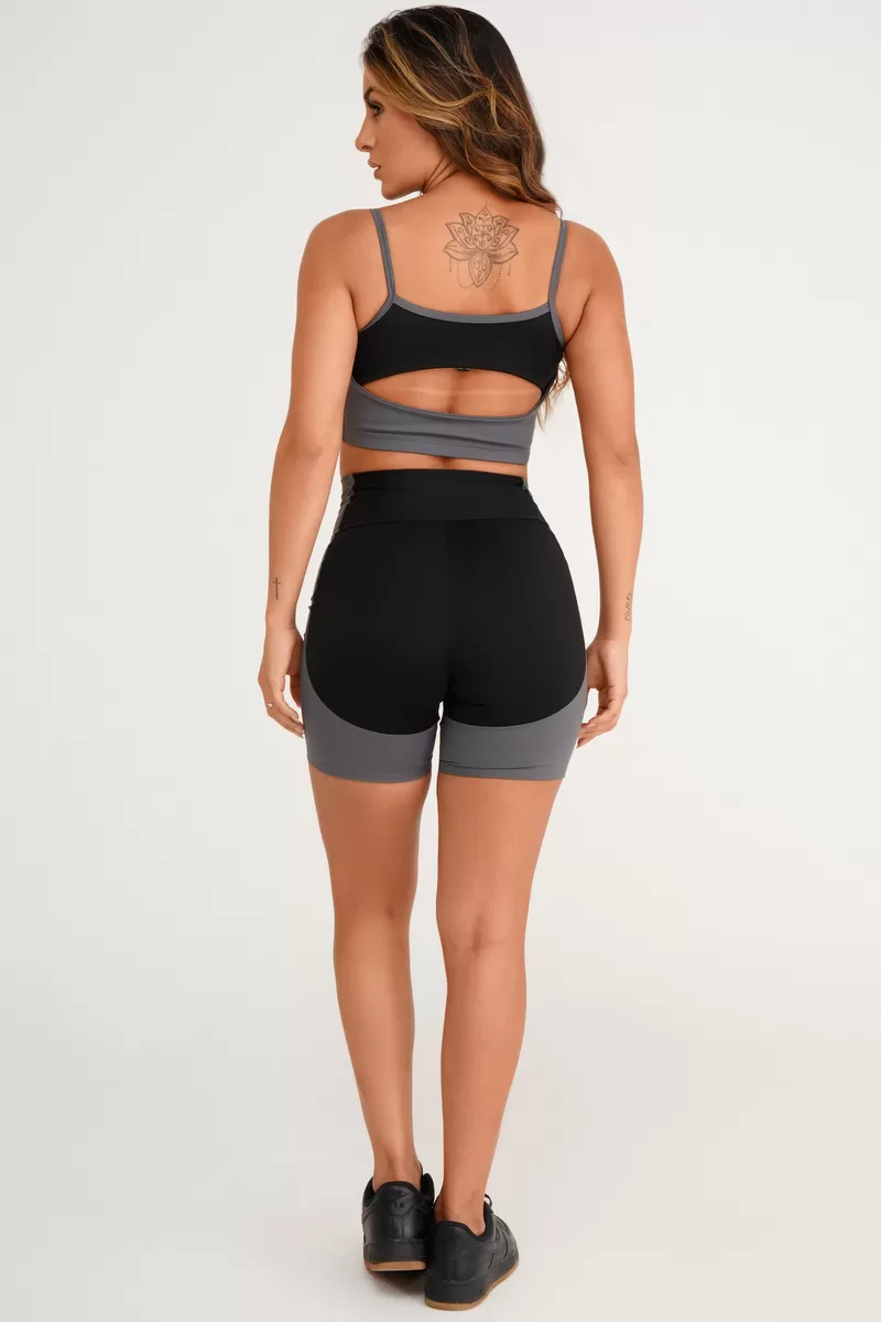 Lets Gym - Short Euphoria Black - 2434PT Lets Gym - Short Euphoria Black - 2434PT