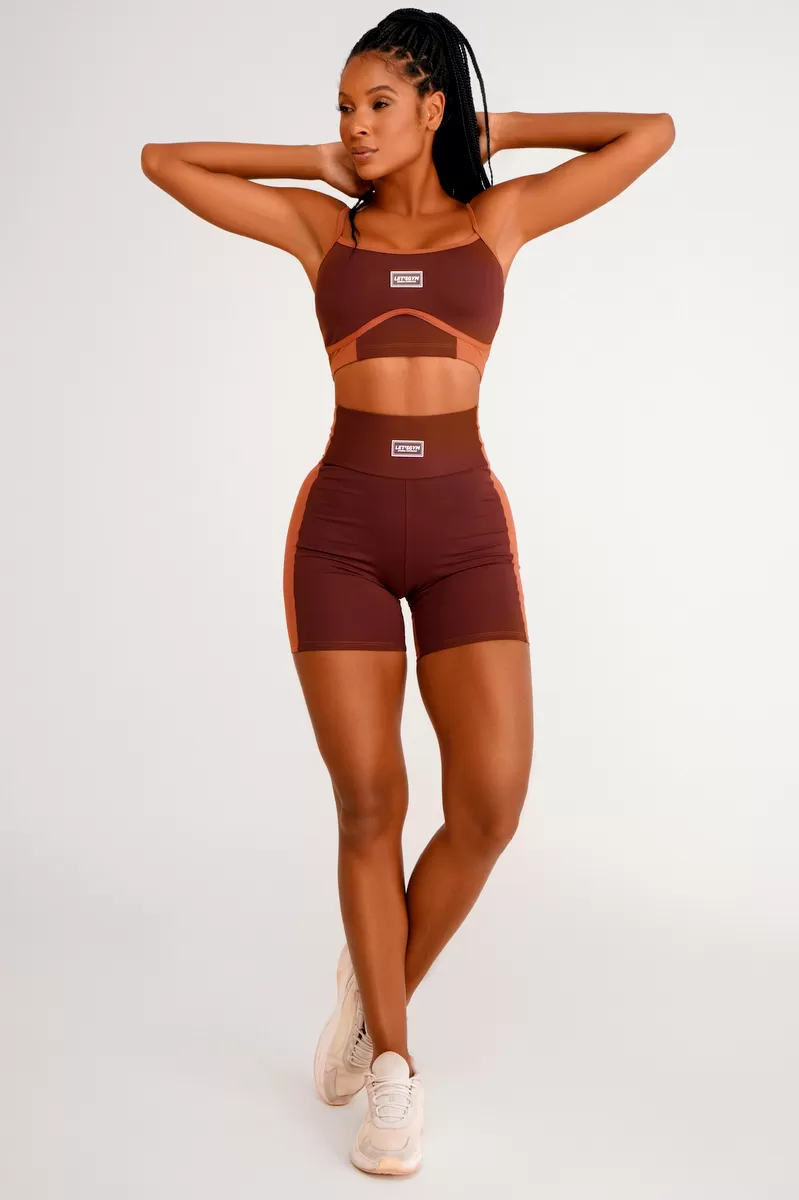 Lets Gym - Short Euphoria Coffee - 2434CF Lets Gym - Short Euphoria Coffee - 2434CF