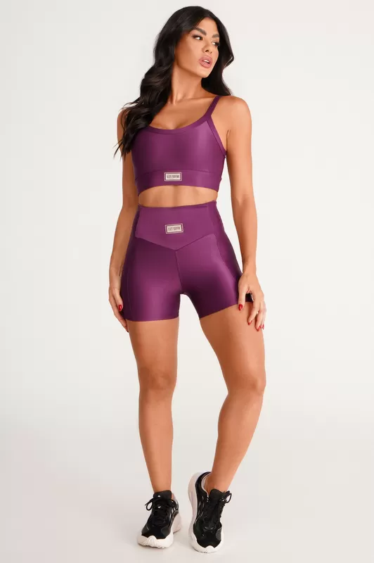 Lets Gym - Short Bright Marsala - 2143BMS