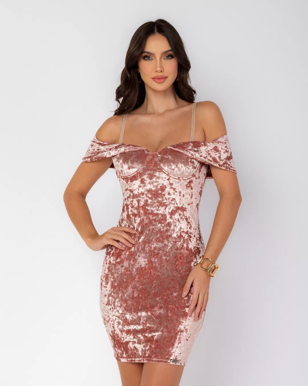 Miss Misses - Dress Miss Misses Tubinho With Top Bulge Rose - 12050ROSE Miss Misses - Dress Miss Misses Tubinho With Top Bulge Rose - 12050ROSE