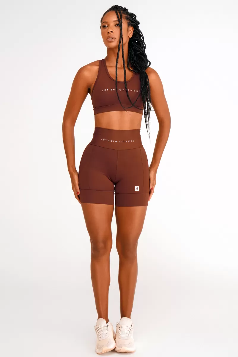 Lets Gym - Short Runner Coffee - 2446CF Lets Gym - Short Runner Coffee - 2446CF