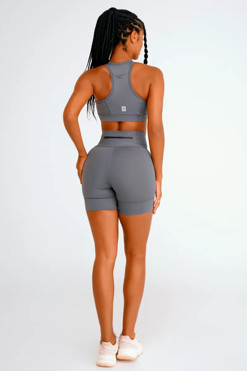 Lets Gym - Short Runner Gray - 2446GF Lets Gym - Short Runner Gray - 2446GF