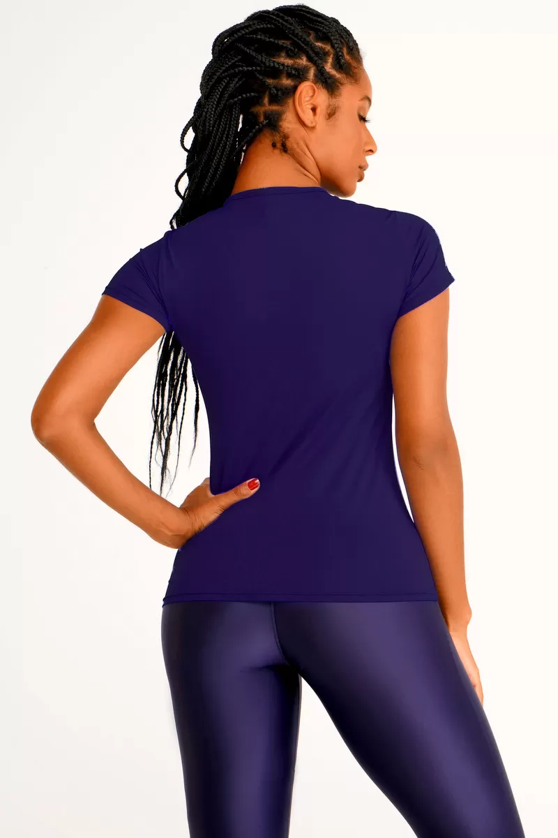 Lets Gym - Blue Basic Shirt - 2430AZE Lets Gym - Blue Basic Shirt - 2430AZE