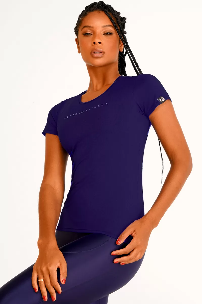 Lets Gym - Blue Basic Shirt - 2430AZE Lets Gym - Blue Basic Shirt - 2430AZE
