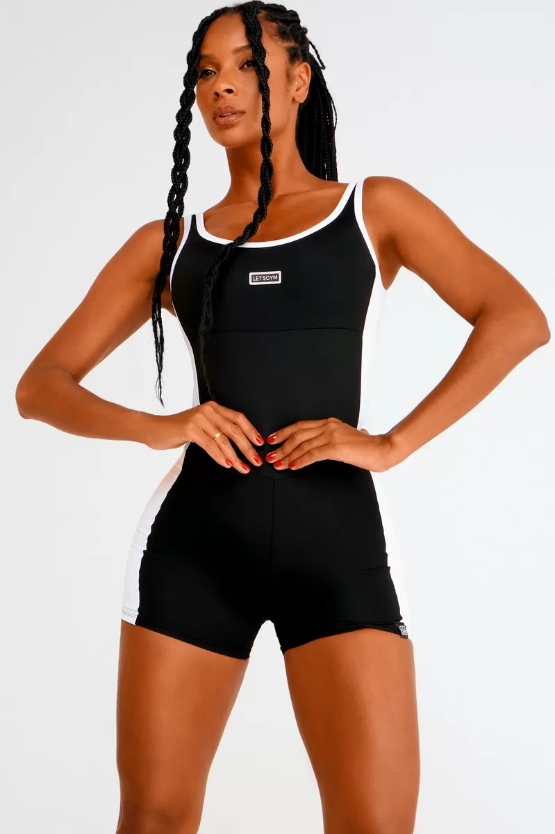 Lets Gym - Black Spice Romper - 2219APT Lets Gym - Black Spice Romper - 2219APT