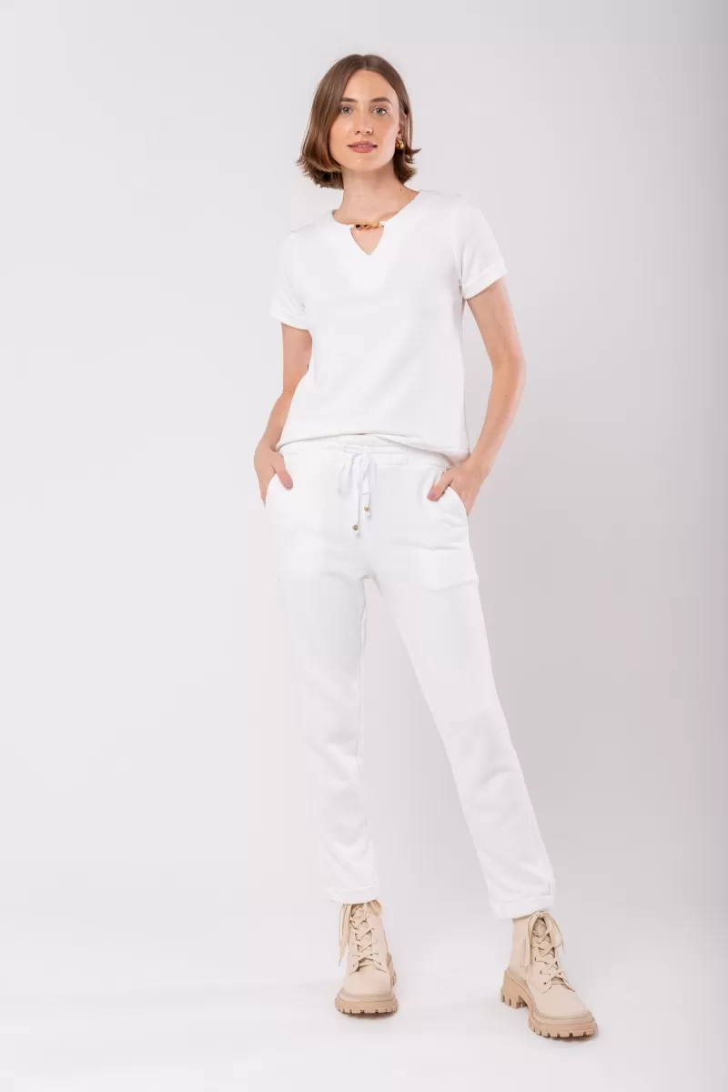 Hidrogênio - ROMANA JOGGER PANTS OFF WHITE - 19987018 Hidrogênio - ROMANA JOGGER PANTS OFF WHITE - 19987018