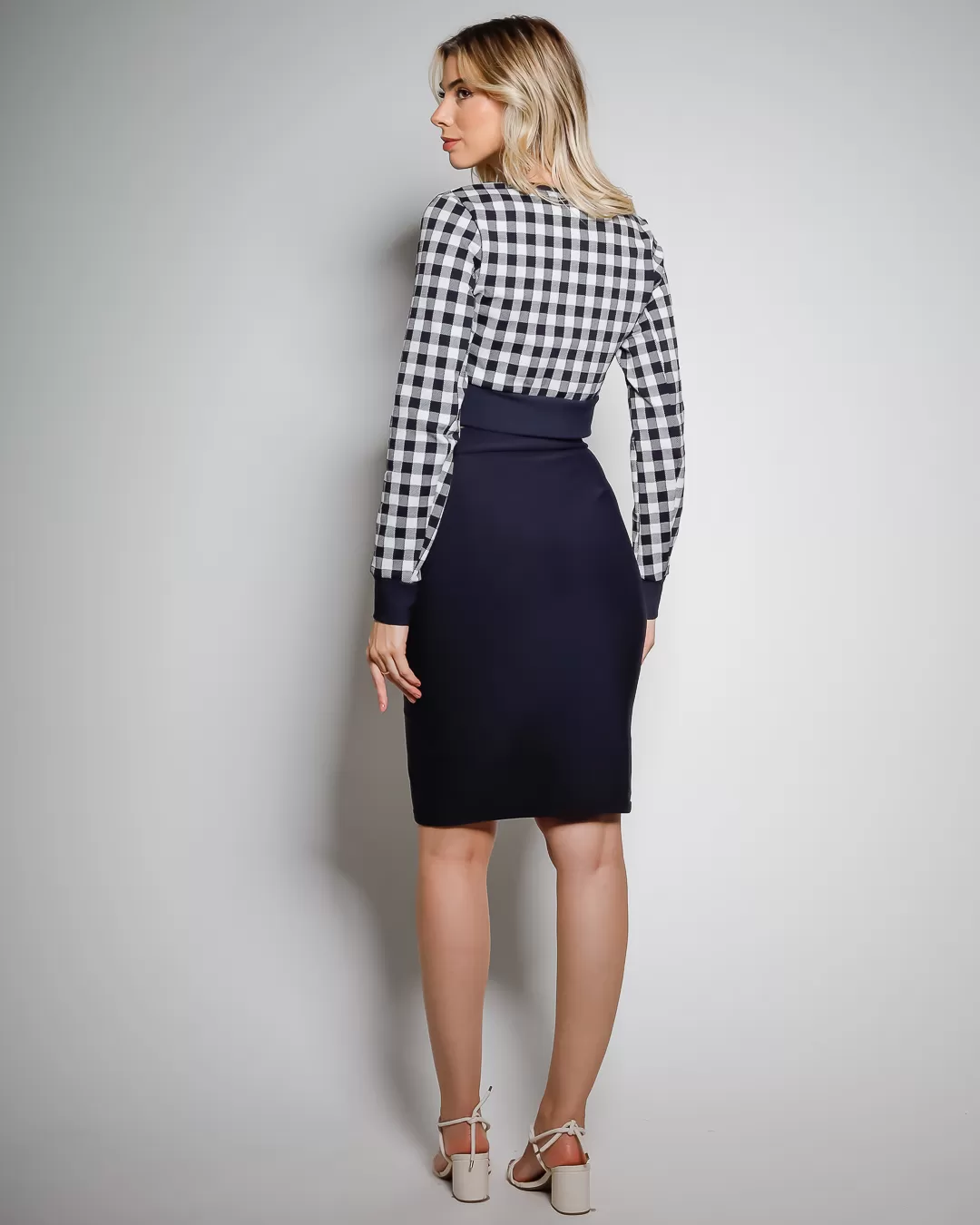 Miss Misses - Skirt Miss Misses Midi Black Plaid - 19095SAPRETO Miss Misses - Skirt Miss Misses Midi Black Plaid - 19095SAPRETO