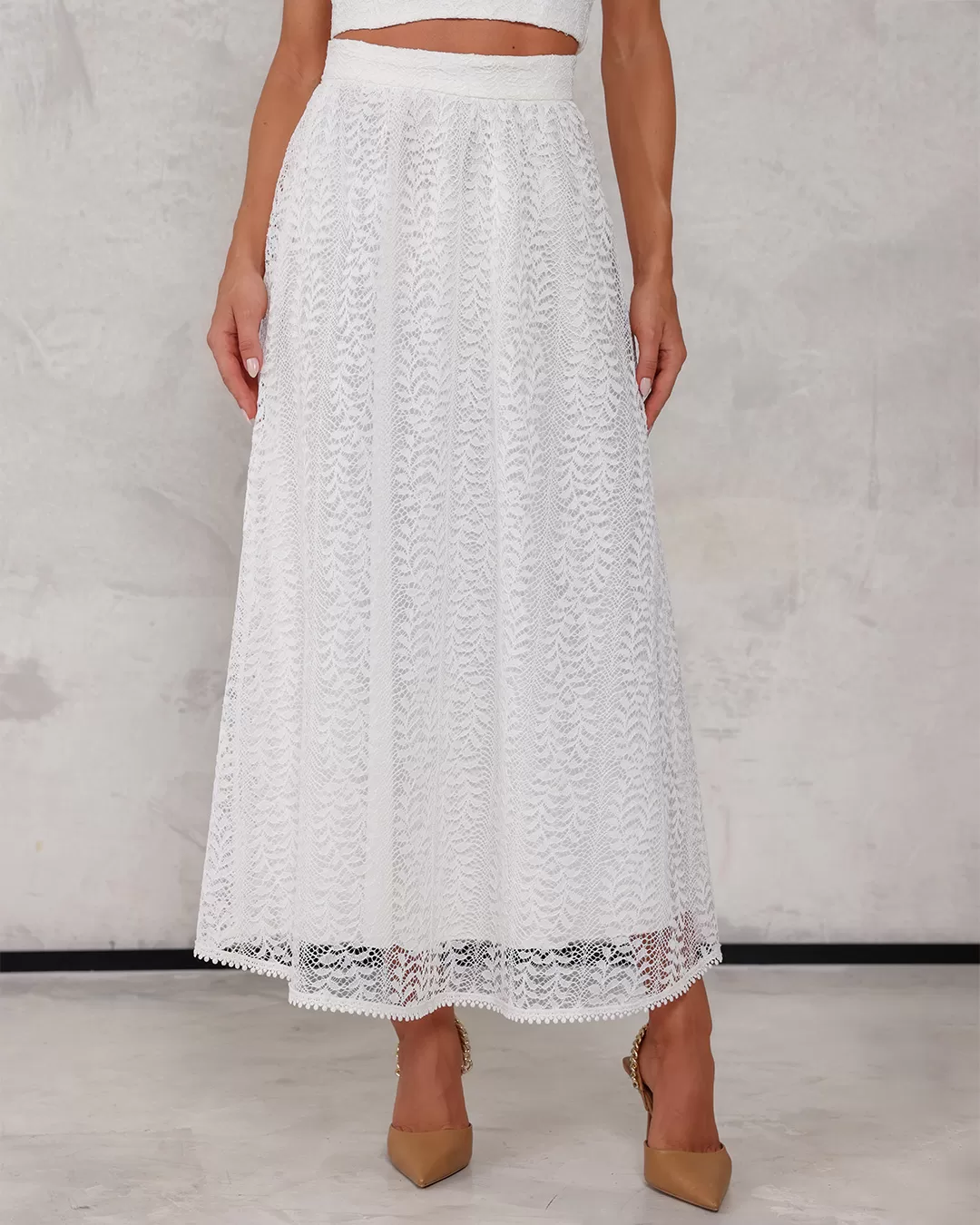 Dot Clothing - Set Dot Clothing Skirt Long lace Offwhite - 2188OFF Dot Clothing - Set Dot Clothing Skirt Long lace Offwhite - 2188OFF