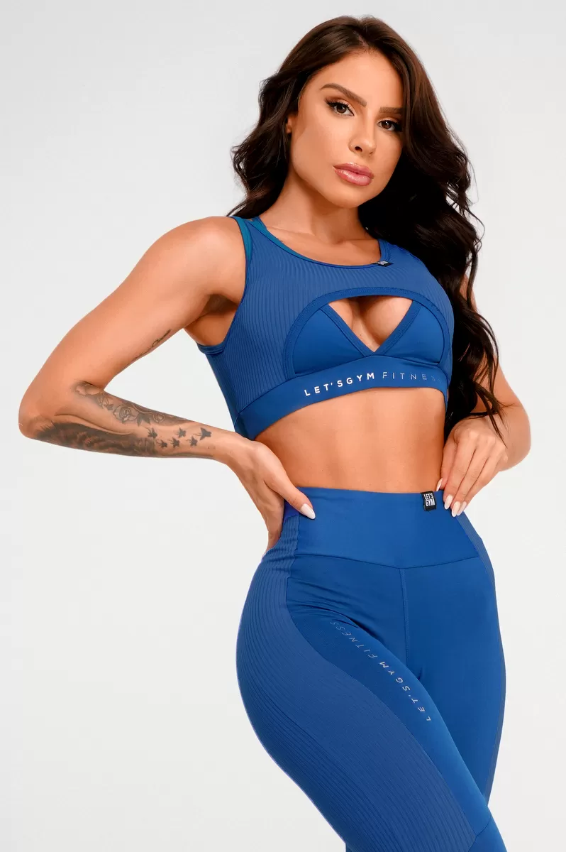 Lets Gym - Blue Evolve Top - 2393AZE Lets Gym - Blue Evolve Top - 2393AZE