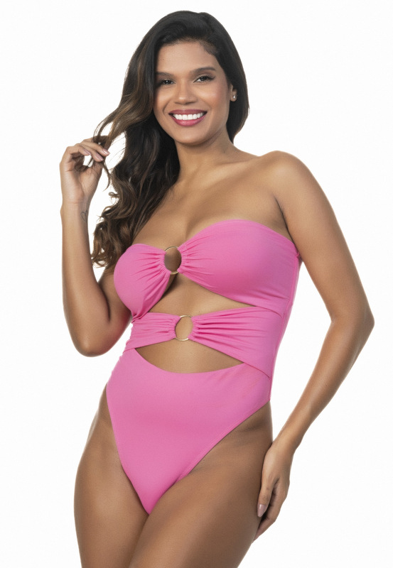Santa Areia - Pink Lana Swimsuit - 2562RS Santa Areia - Pink Lana Swimsuit - 2562RS