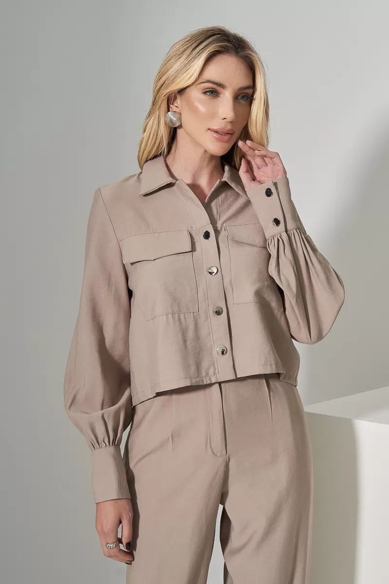 Miss Misses - Set Miss Misses Shirt and Pants Carrot Khaki - 54271136 Miss Misses - Set Miss Misses Shirt and Pants Carrot Khaki - 54271136