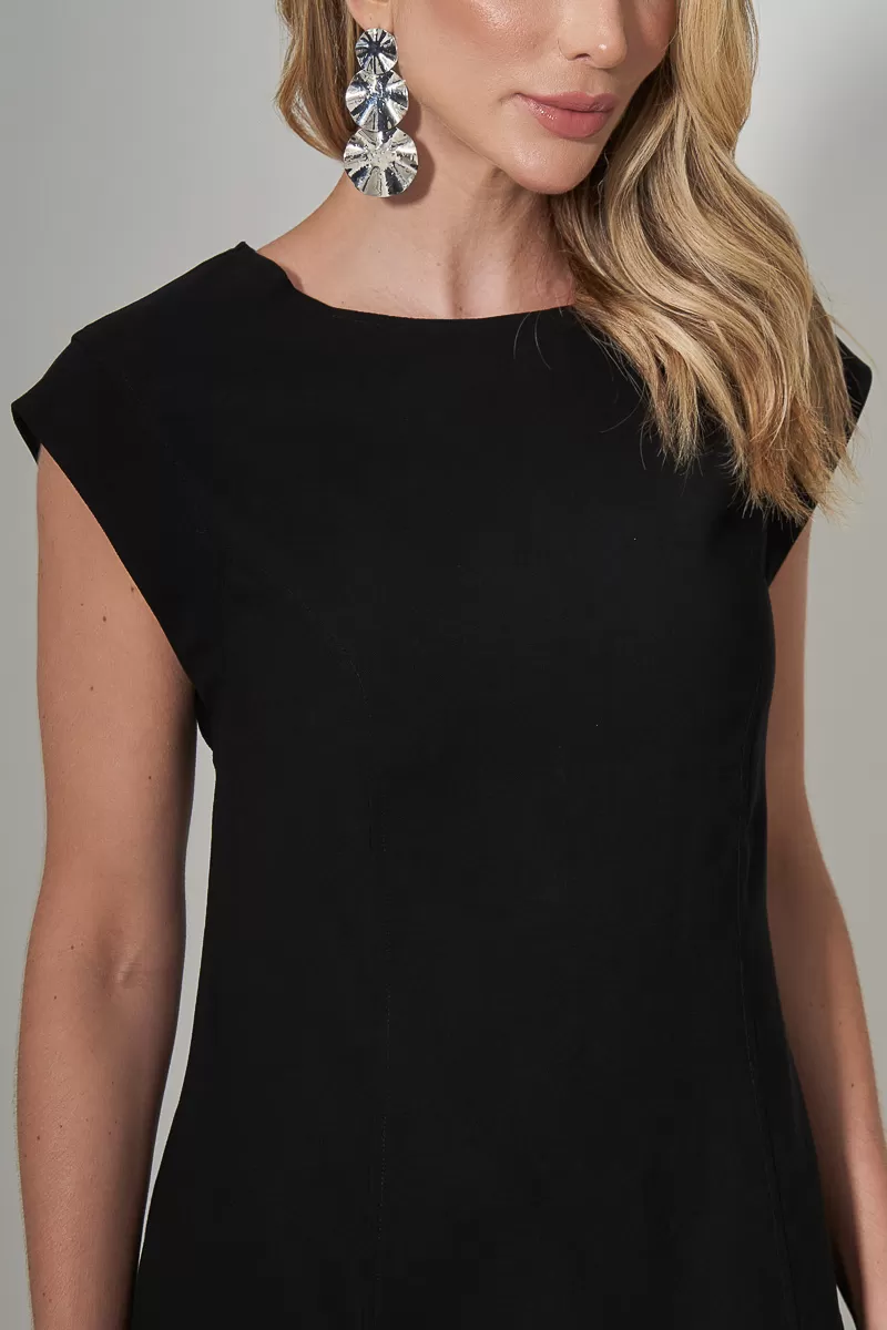 Miss Misses - Miss Misses Tube Dress With Zipper on the Back Black - 54295PRETO Miss Misses - Miss Misses Tube Dress With Zipper on the Back Black - 54295PRETO