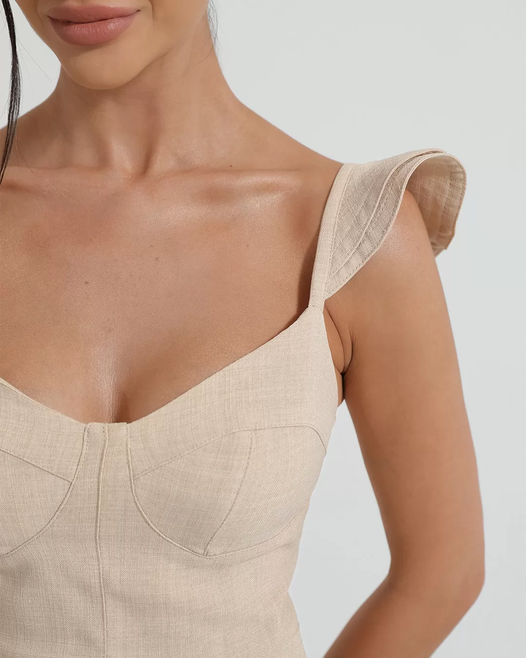 Dot Clothing - Shirt Dot Clothing Peplum Sand - 2264BEGE Dot Clothing - Shirt Dot Clothing Peplum Sand - 2264BEGE