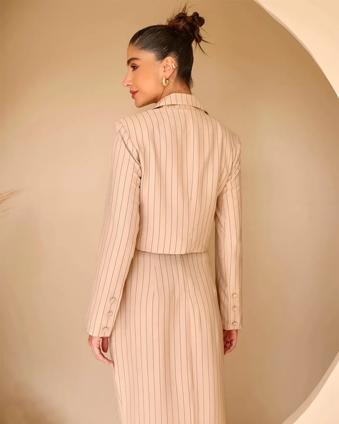 Dot Clothing - Spencer Dot Clothing Pinstripe Beige - 2203BEGE Dot Clothing - Spencer Dot Clothing Pinstripe Beige - 2203BEGE