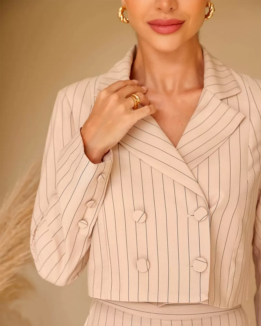 Dot Clothing - Spencer Dot Clothing Pinstripe Beige - 2203BEGE Dot Clothing - Spencer Dot Clothing Pinstripe Beige - 2203BEGE