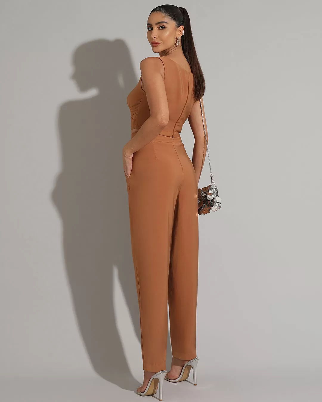 Miss Misses - Pants Miss Misses Tailoring With Caramel Lined Button - 54224CALMAR Miss Misses - Pants Miss Misses Tailoring With Caramel Lined Button - 54224CALMAR