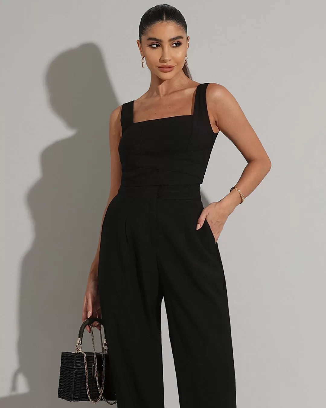 Miss Misses - Pants Miss Misses Tailoring With Lined Button Black - 54224CALPRETO Miss Misses - Pants Miss Misses Tailoring With Lined Button Black - 54224CALPRETO