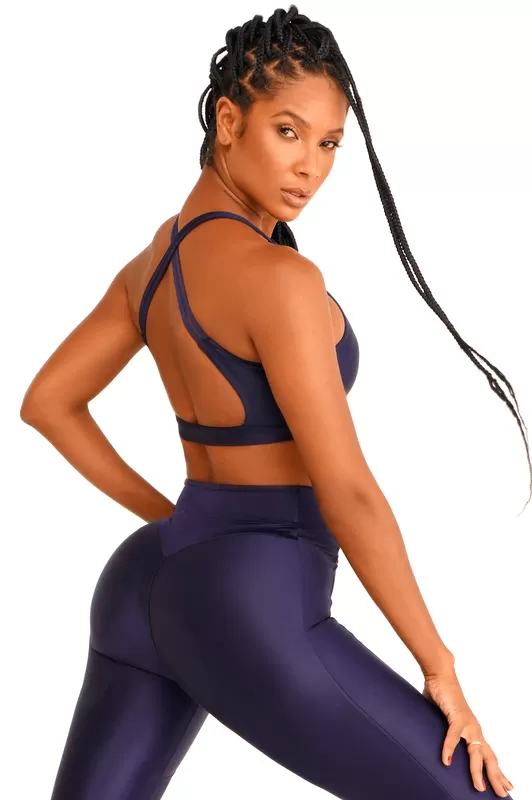 Lets Gym - Blue Atletic Top - 2293AZE