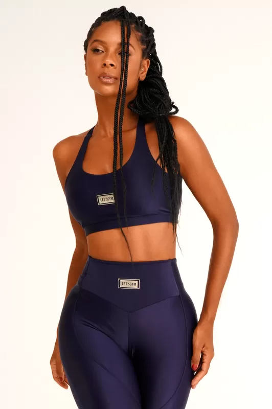 Lets Gym - Blue Atletic Top - 2293AZE