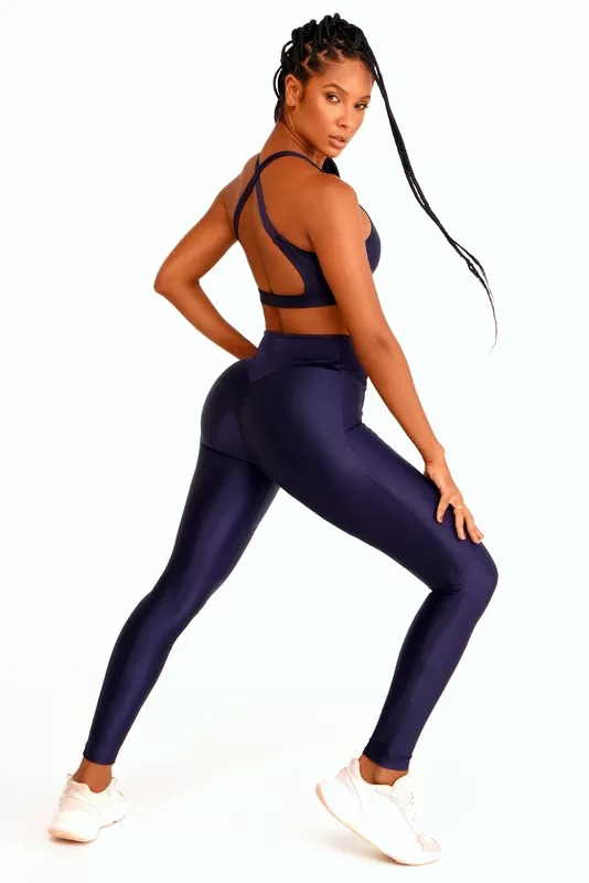 Lets Gym - Blue Atletic Leggings - 2294AZE Lets Gym - Blue Atletic Leggings - 2294AZE