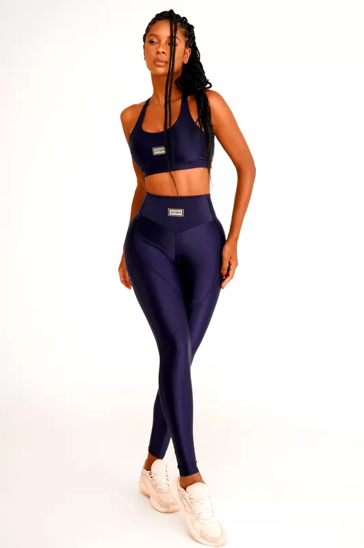 Lets Gym - Blue Atletic Leggings - 2294AZE Lets Gym - Blue Atletic Leggings - 2294AZE
