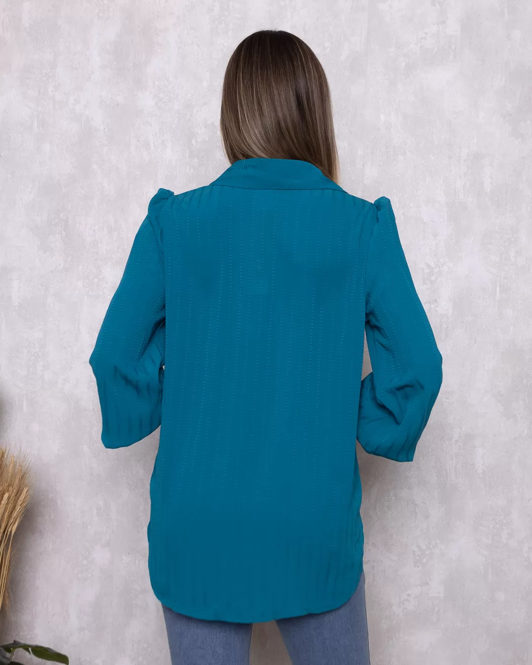 Innocence - Innocence Pleat Shirt Blue - 10871AZUL Innocence - Innocence Pleat Shirt Blue - 10871AZUL
