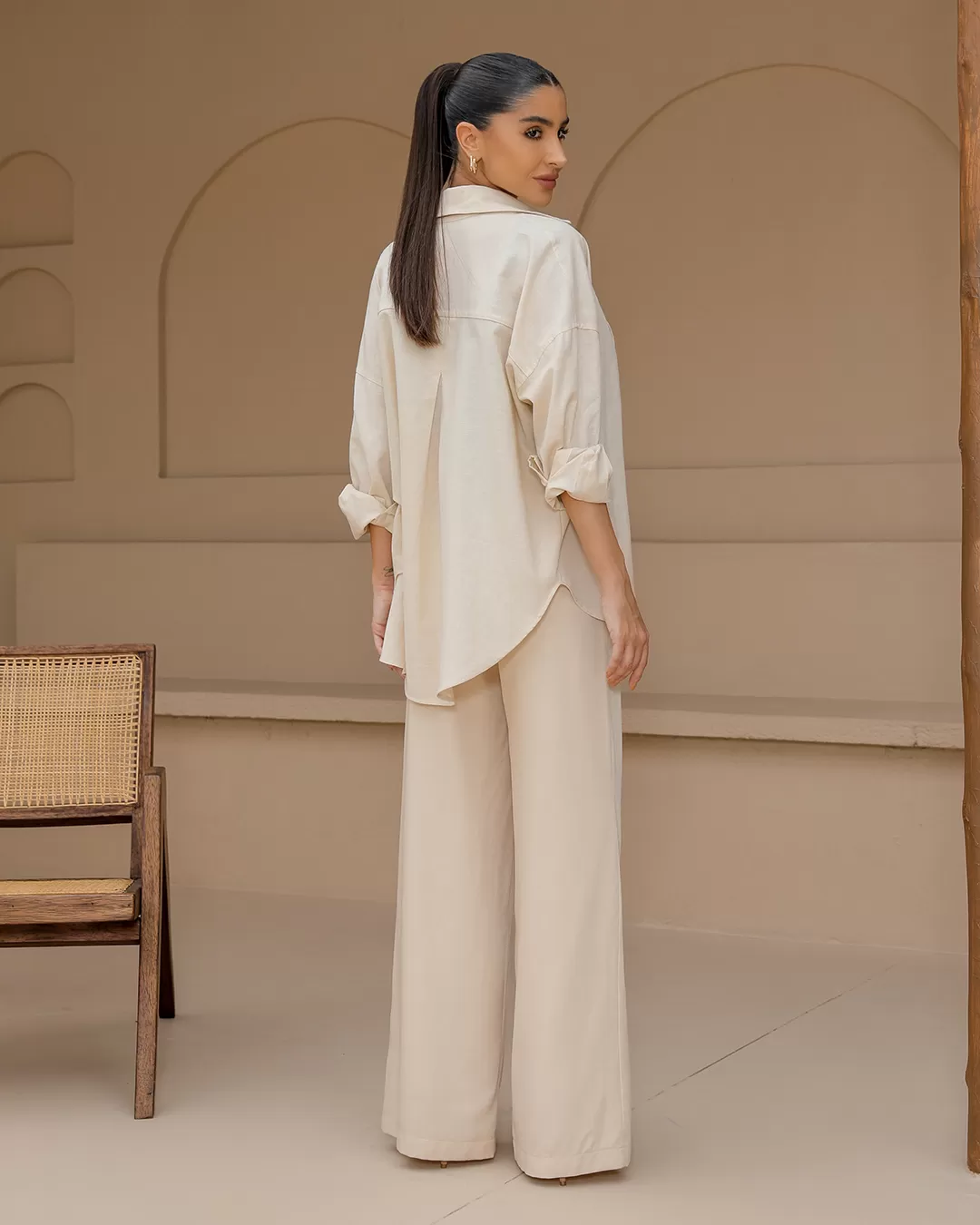 Dot Clothing - Dot Clothing Sand Linen Shirt - 2376BEGE Dot Clothing - Dot Clothing Sand Linen Shirt - 2376BEGE