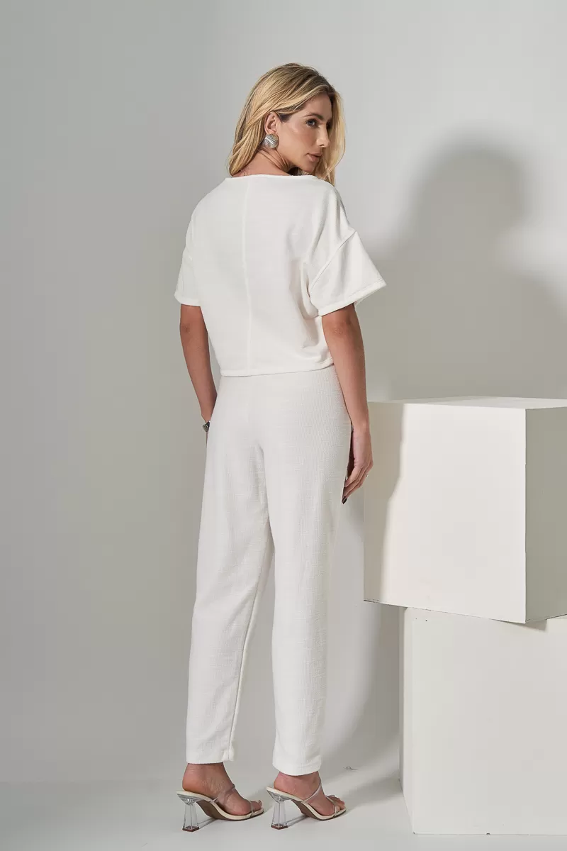 Miss Misses - Shirt Miss Misses sweat light Short Sleeve Off White - 54324030 Miss Misses - Shirt Miss Misses sweat light Short Sleeve Off White - 54324030