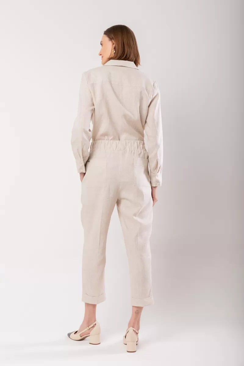 Hidrogênio - CARROT POLIANA PANTS 100% NATURAL LINEN - 20060182 Hidrogênio - CARROT POLIANA PANTS 100% NATURAL LINEN - 20060182