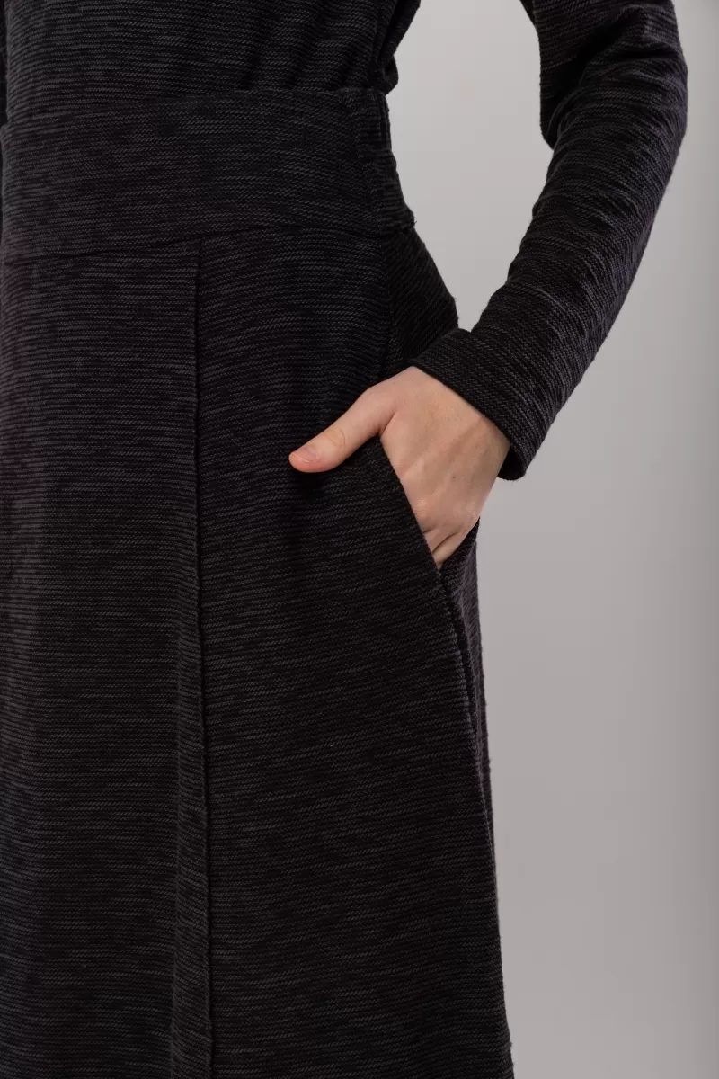 Hidrogênio - BLACK MIDI MAXI STRAIGHT SKIRT - 20019001 Hidrogênio - BLACK MIDI MAXI STRAIGHT SKIRT - 20019001