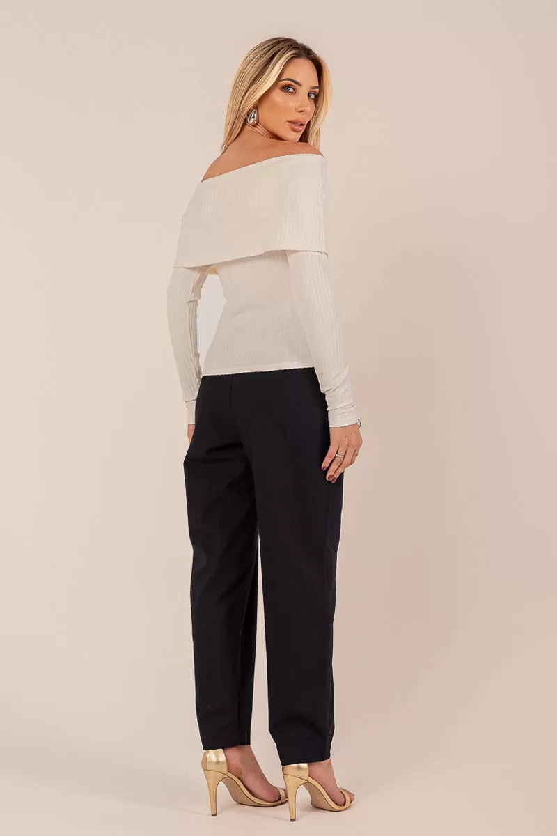 Miss Misses - Miss Misses Long Sleeve Shirt Off White - 80543030 Miss Misses - Miss Misses Long Sleeve Shirt Off White - 80543030