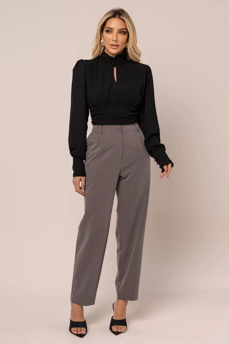 Miss Misses - Miss Misses Long Chiffon Shirt Black - 80524001 Miss Misses - Miss Misses Long Chiffon Shirt Black - 80524001
