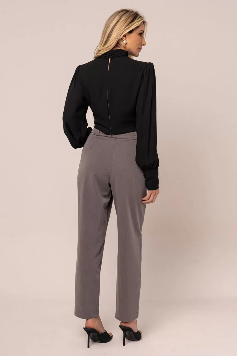 Miss Misses - Miss Misses Long Chiffon Shirt Black - 80524001 Miss Misses - Miss Misses Long Chiffon Shirt Black - 80524001